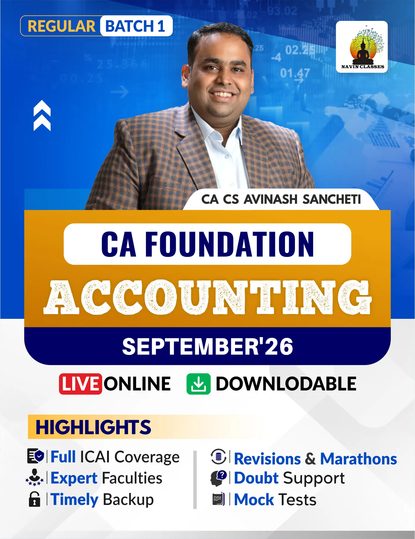 CA Foundation Accounting - Regular Course (Batch 01) - Image 1