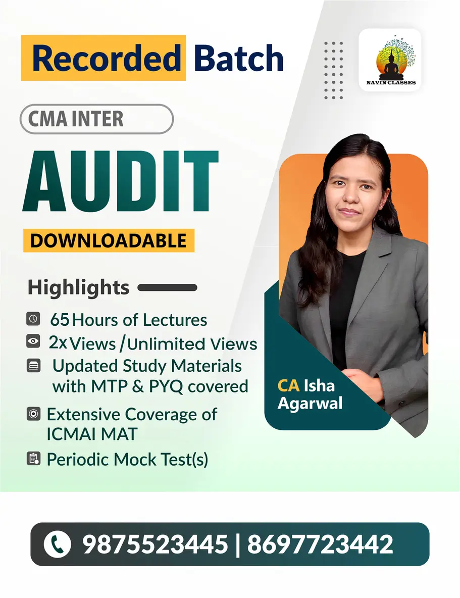 CMA Inter Audit - Regular Batch - Image 1