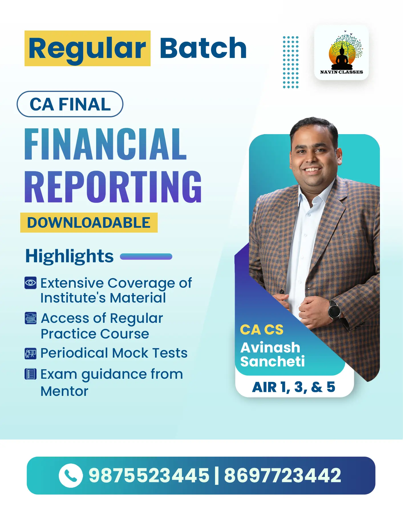 CA Final Financial Reporting Regular Batch for Nov'26 & Onwards - Image 1