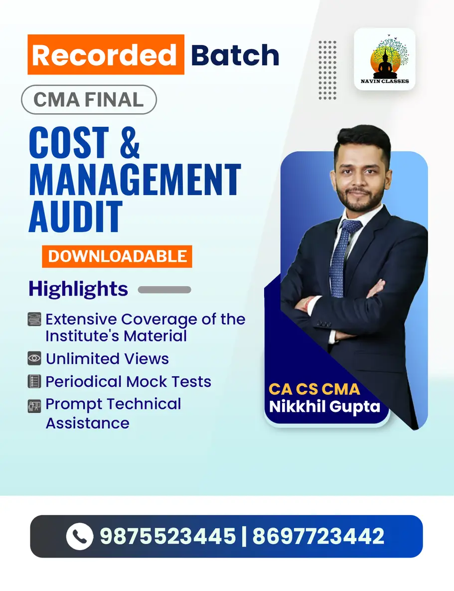 CMA Final Cost & Management Audit - Image 1