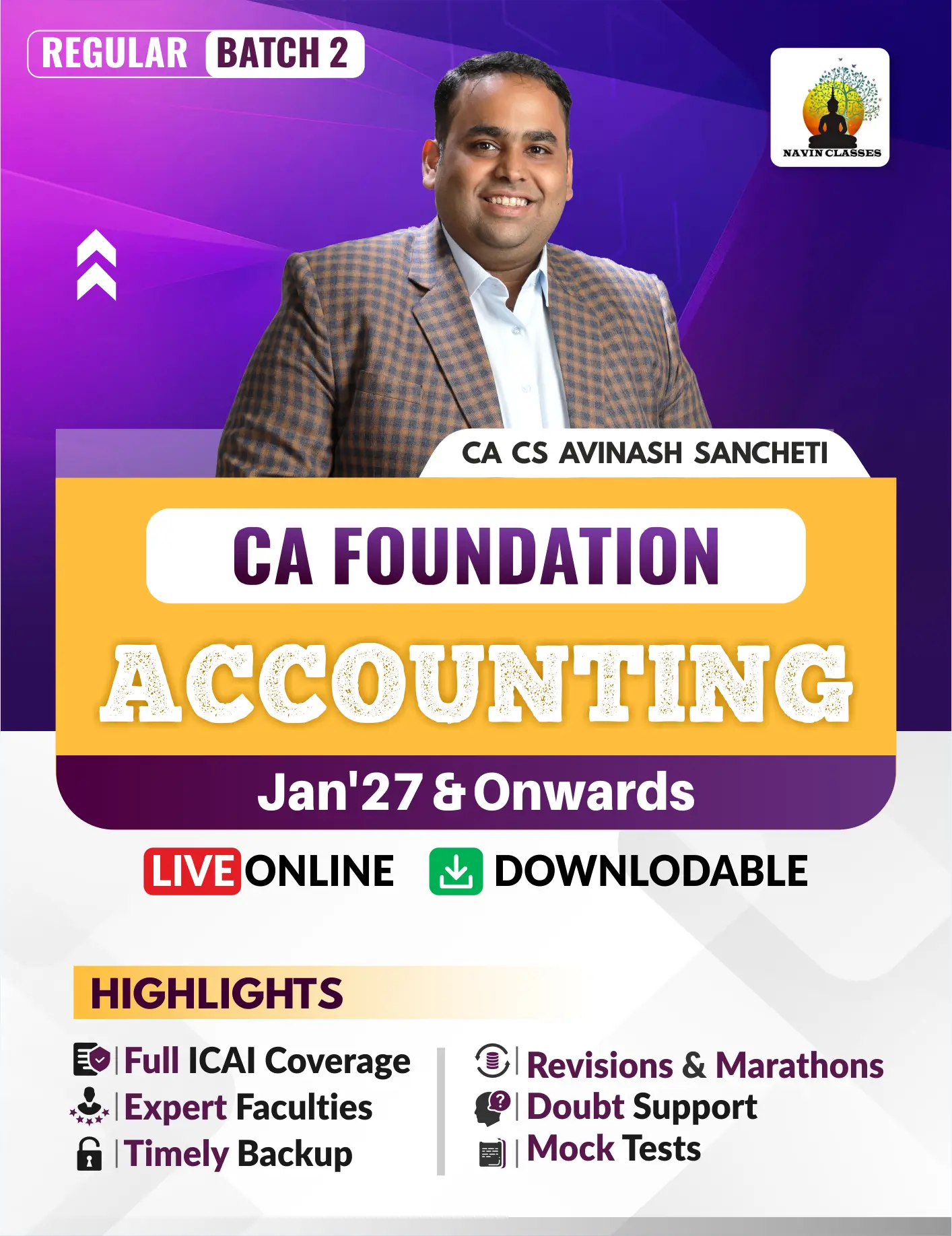 CA Foundation Accounting - Regular Course (Batch 02) - Image 1