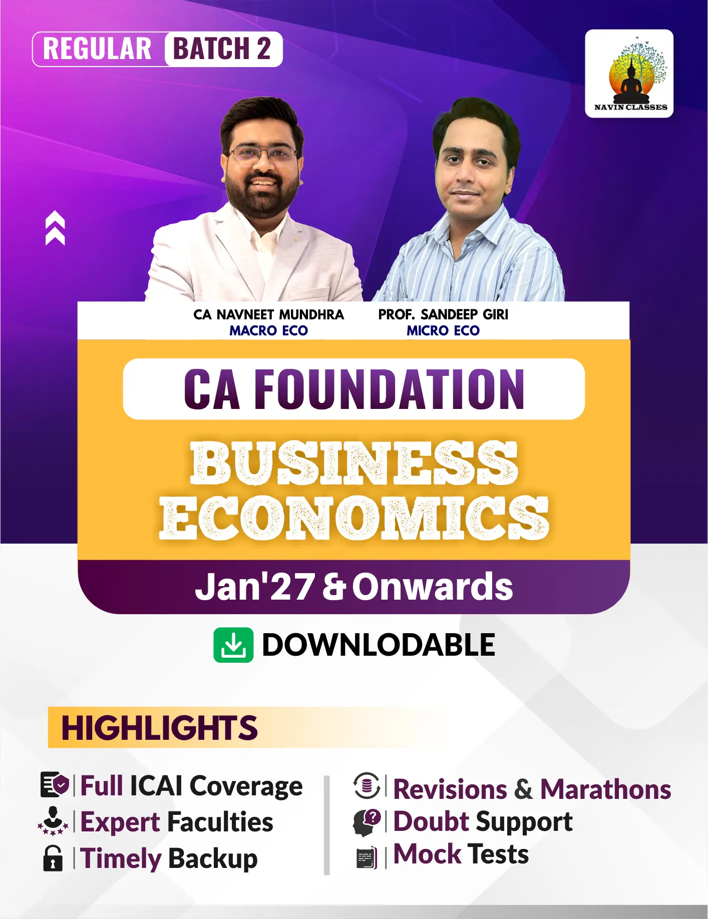 CA Foundation Business Economics- Regular Course (Batch 02) - Image 1