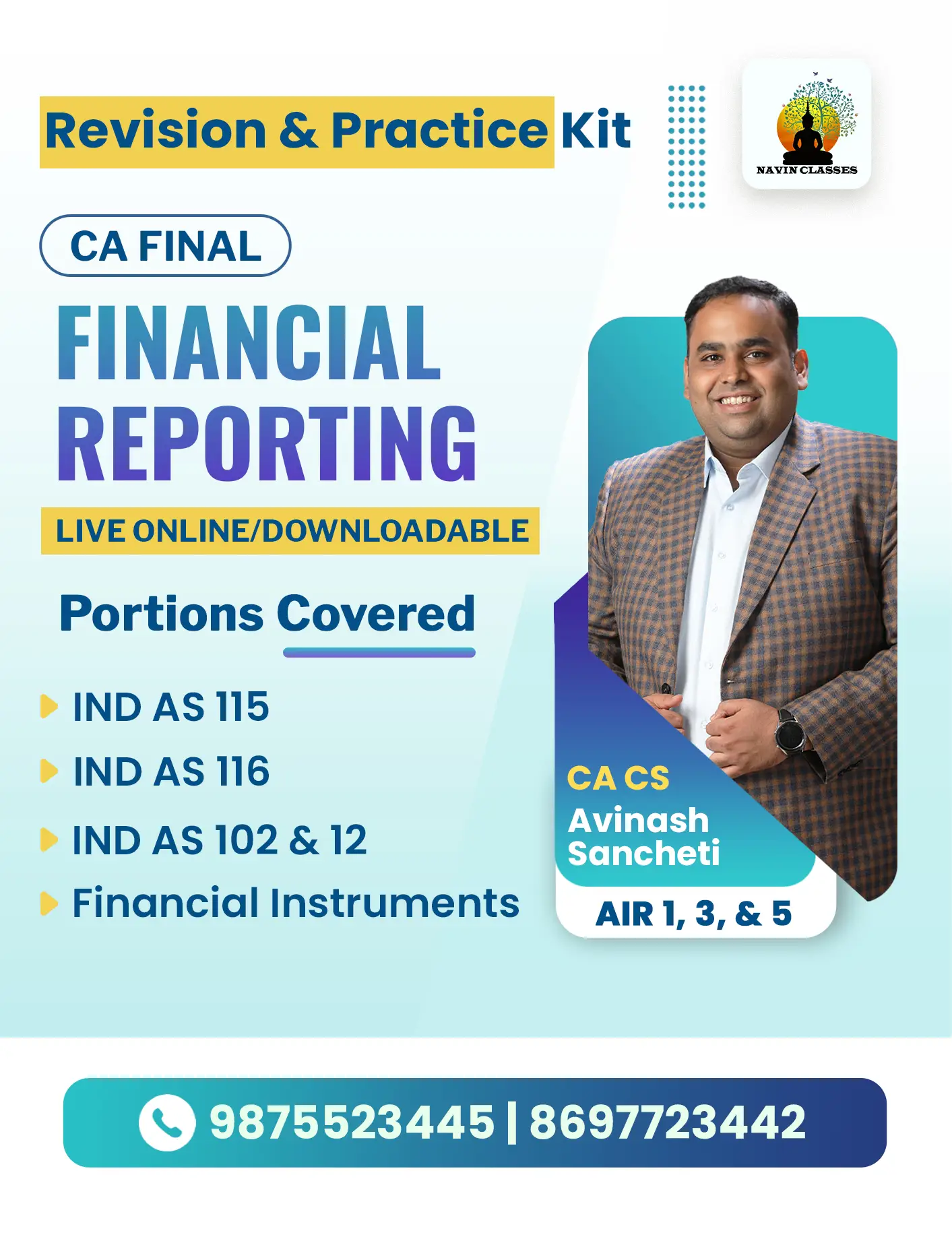 CA Final Financial Reporting Revision & Practice Kit - Image 1