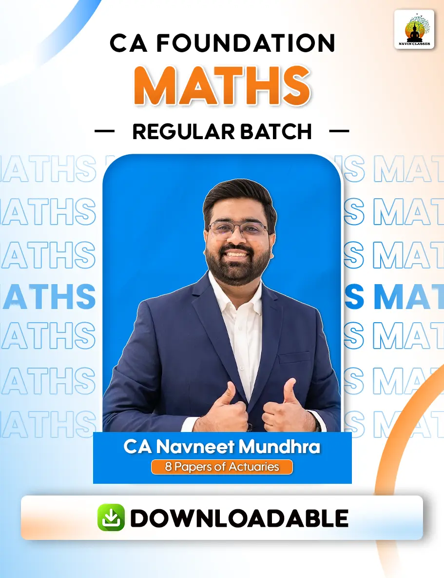 CA Foundation Mathematics - Regular Course - Image 1