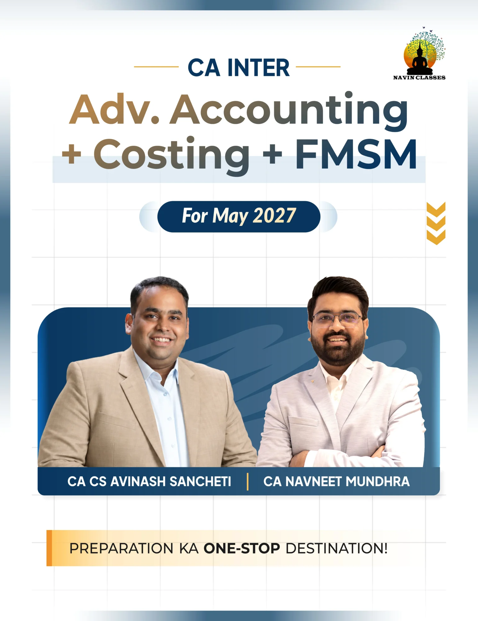 CA Inter Advanced Accounting + Costing + FMSM - May'27 Batch - Image 1