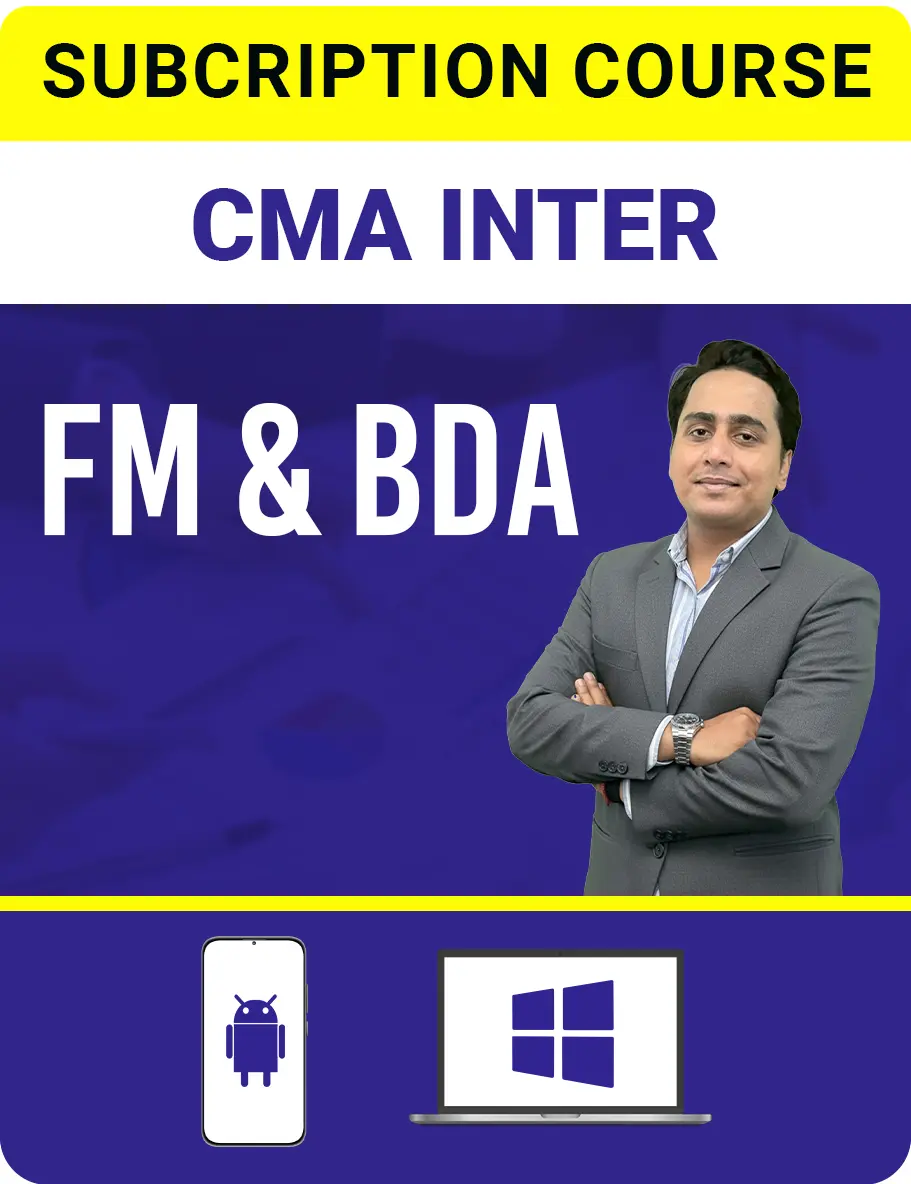 CMA Inter FM & BDA (S.G) - Subscription Course (New Syllabus) - Image 1