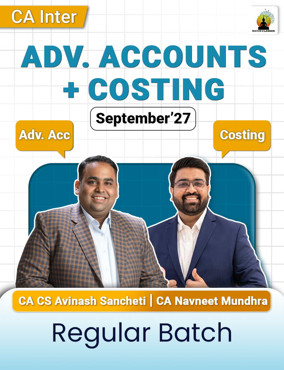 CA Inter Advanced Accounting + Costing - Sep'27 Batch - Image 1