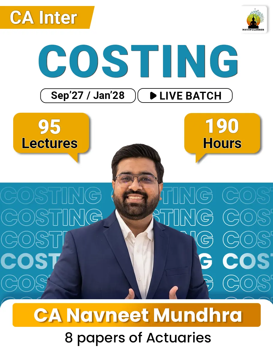 CA Inter Costing Live Batch - Sep'27 - Image 1