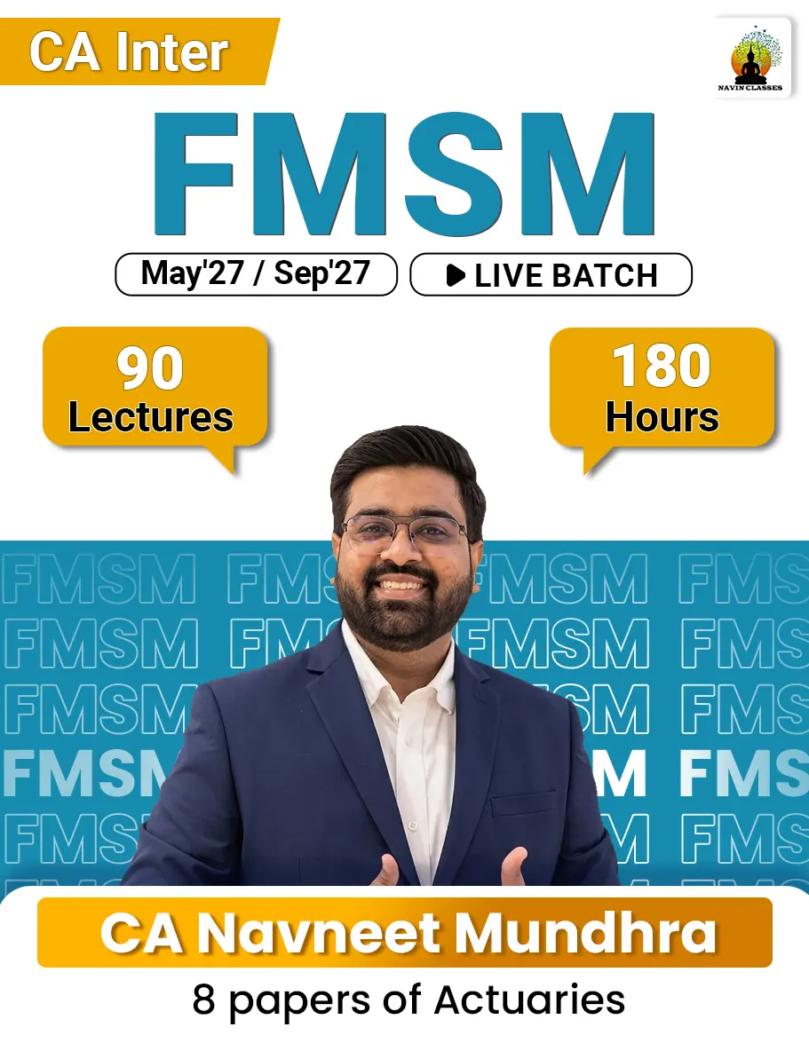 CA Inter FM & SM Live Batch - May | Sep'27 - Image 1