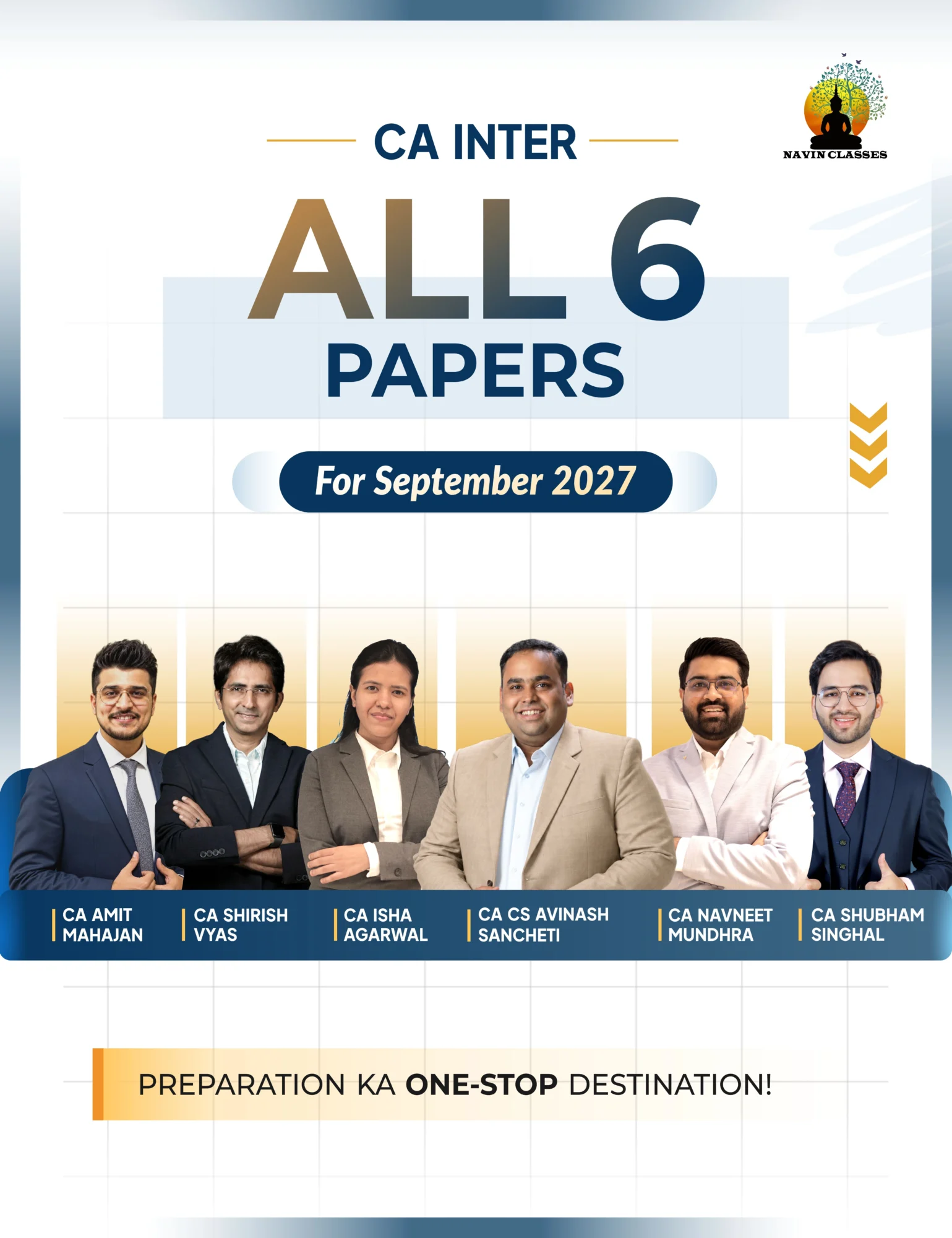 CA Inter All 6 Papers (S.S., S.V., A.M.) - Sep'27 Batch - Image 1