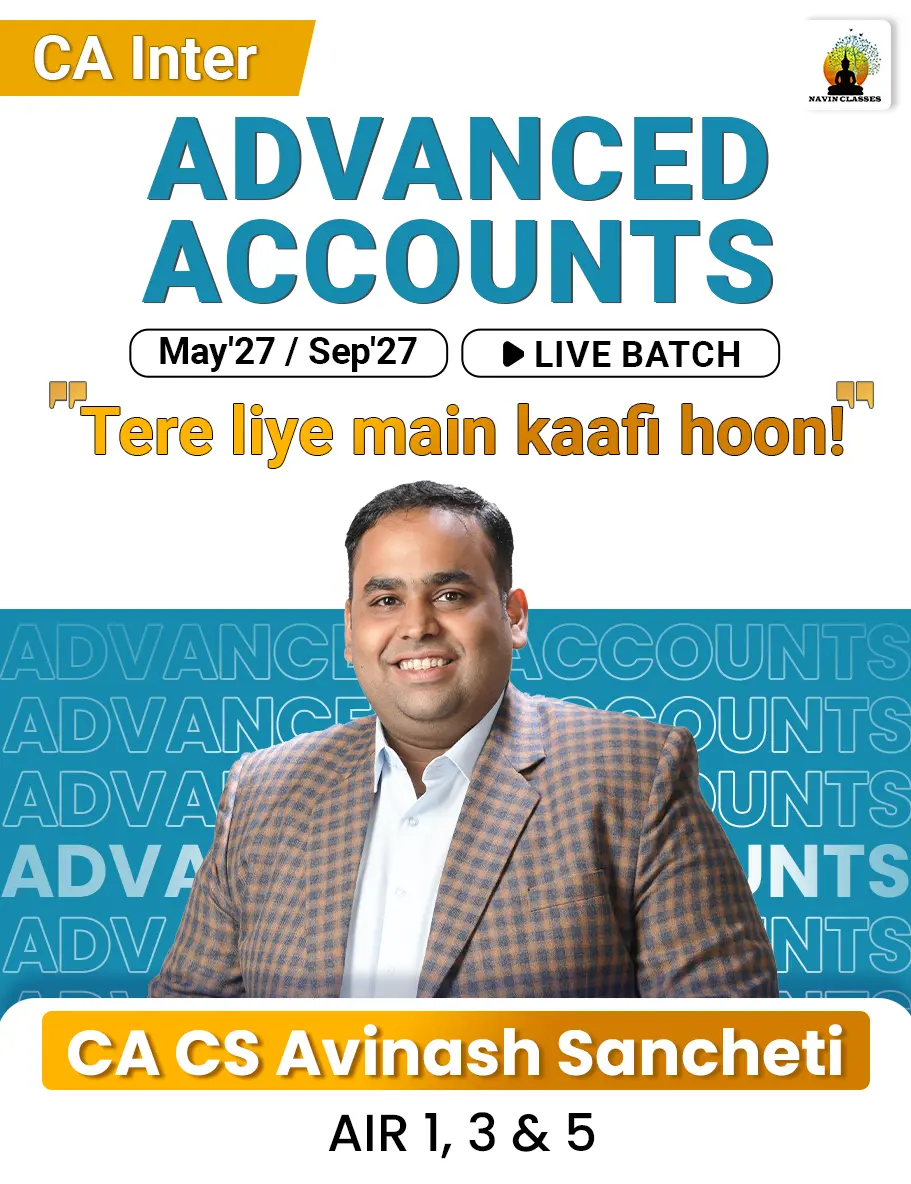 CA Inter Advanced Accounting Live Batch - May | Sep'27 - Image 1
