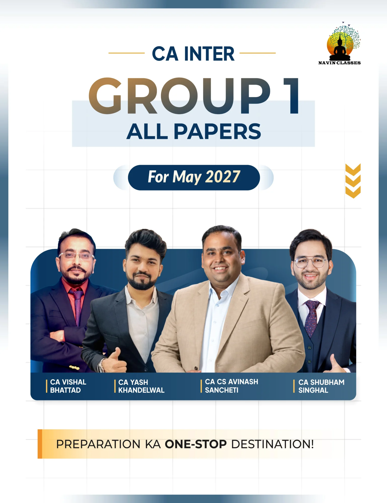CA Inter Group 1 Papers (S.S., Y.K., V.B.) - May'27 Batch - Image 1