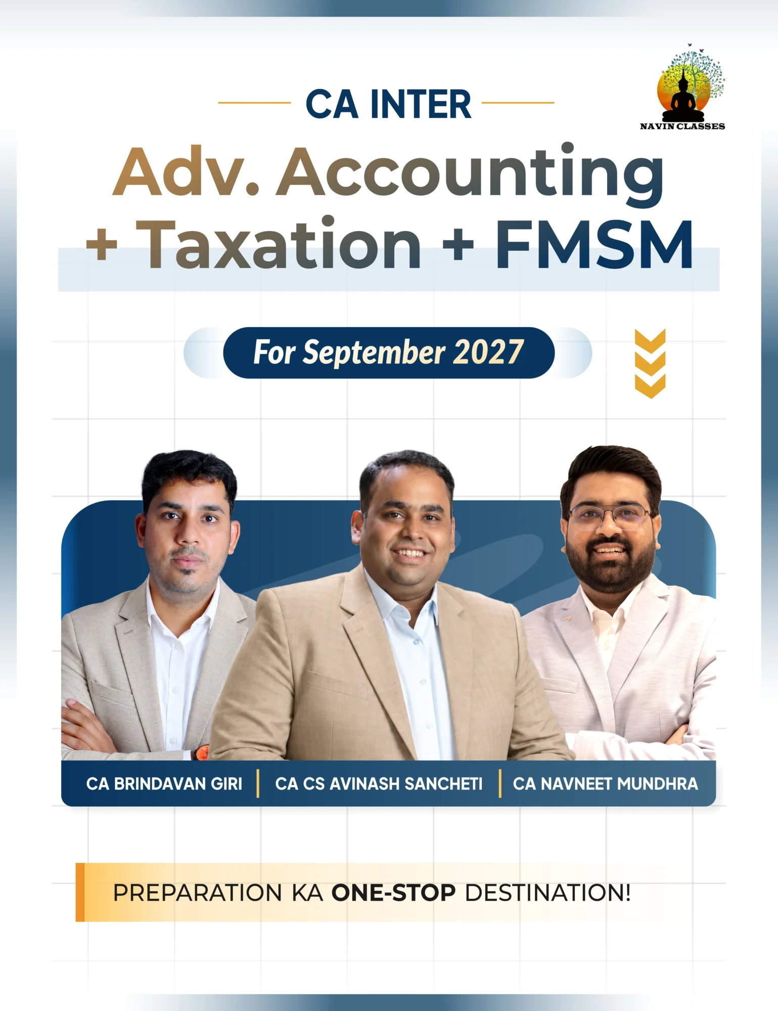 CA Inter Adv. Accounting + Taxation (B.G) + FMSM for Sep'27 - Image 1